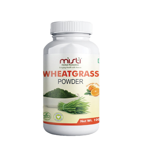 MISTI WHEATGRASS POWDER (ORANGE FLAVOUR)