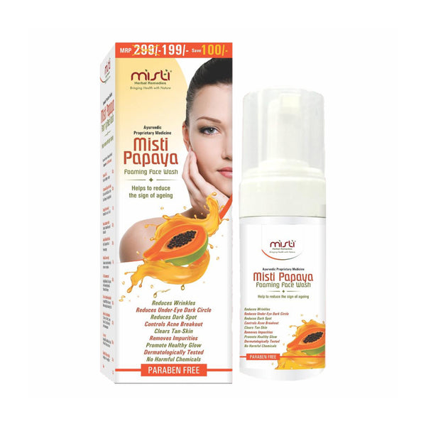 MISTI PAPAYA FOAMING FACEWASH